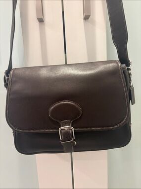 COCAH Brown Leather Messenger 7750